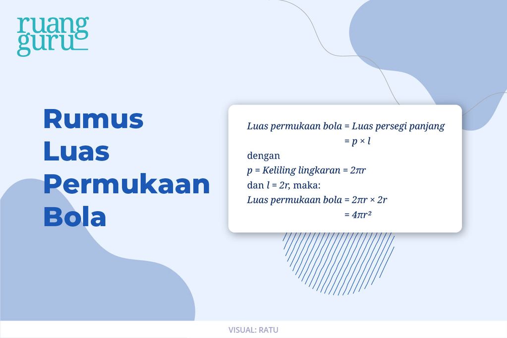 Cara Menghitung Luas Dan Volume Bola Matematika Kelas 9 